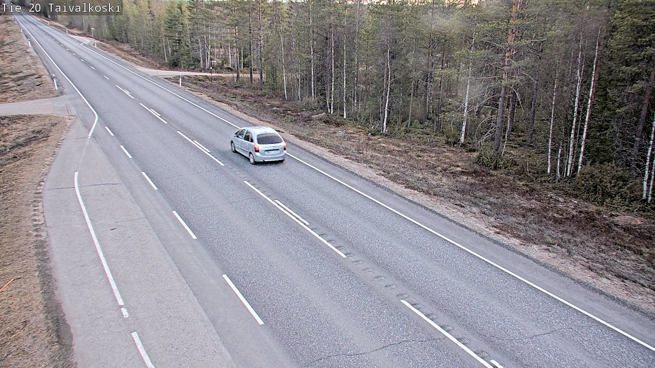 Weather Camera Image Road 20 Taivalkoski, Taivalkoski, Pohjois-Pohjanmaa