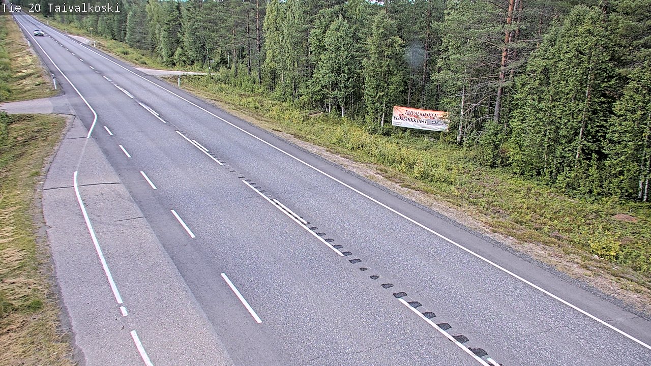Kelikamerat Kuva Tie 20 Taivalkoski, Taivalkoski, Pohjois-Pohjanmaa