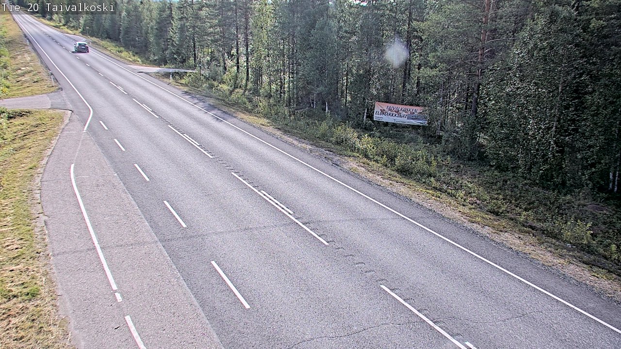 Kelikamerat Kuva Tie 20 Taivalkoski, Taivalkoski, Pohjois-Pohjanmaa