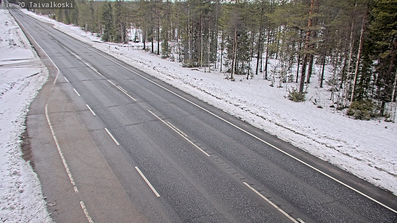 Kelikamerat Kuva Tie 20 Taivalkoski, Taivalkoski, Pohjois-Pohjanmaa