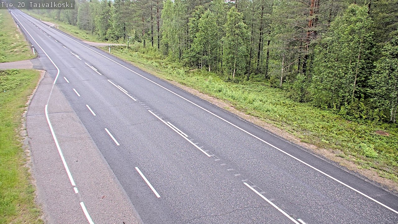 Kelikamerat Kuva Tie 20 Taivalkoski, Taivalkoski, Pohjois-Pohjanmaa