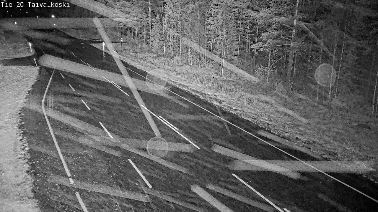 Weather Camera Image Road 20 Taivalkoski, Taivalkoski, Pohjois-Pohjanmaa
