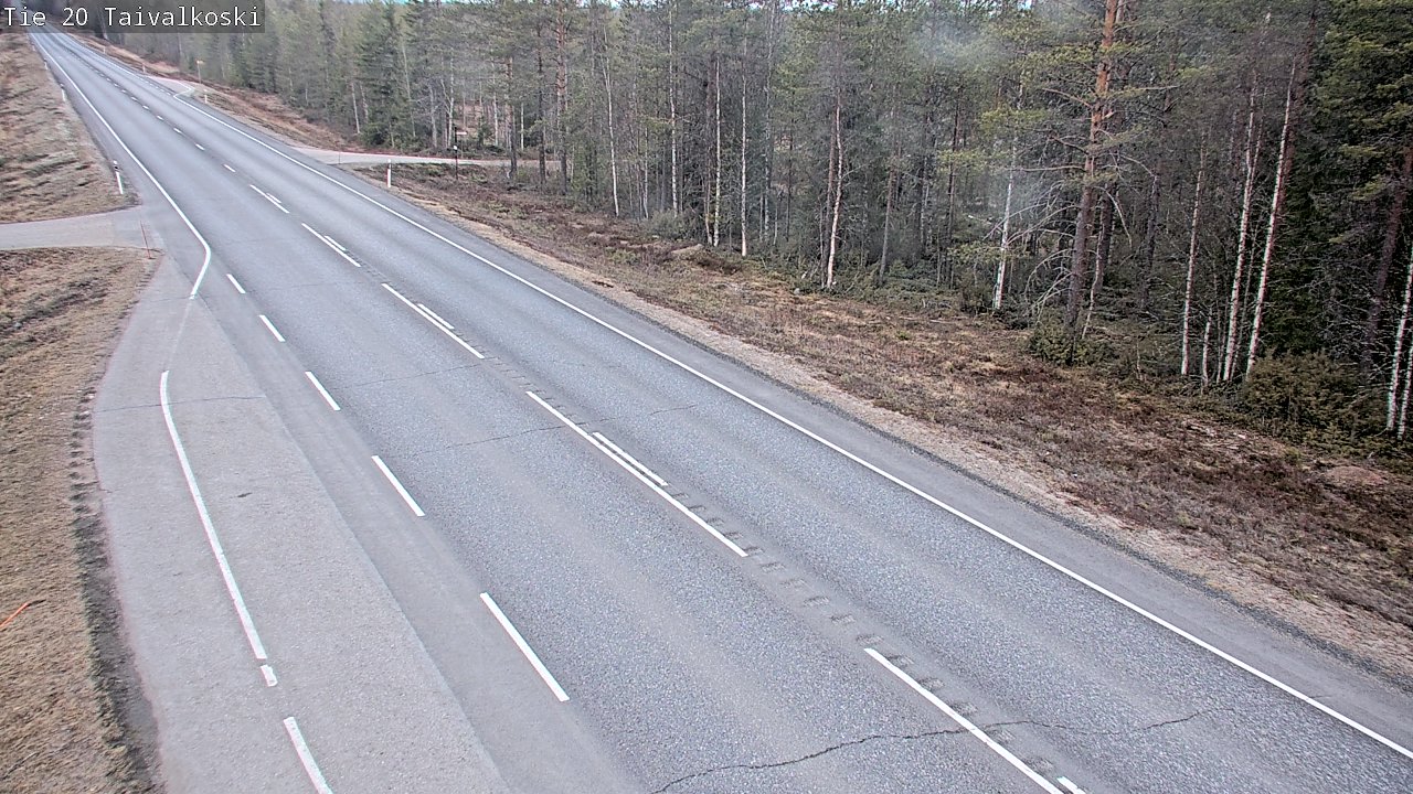 Kelikamerat Kuva Tie 20 Taivalkoski, Taivalkoski, Pohjois-Pohjanmaa
