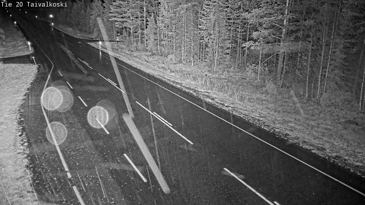 Weather Camera Image Road 20 Taivalkoski, Taivalkoski, Pohjois-Pohjanmaa