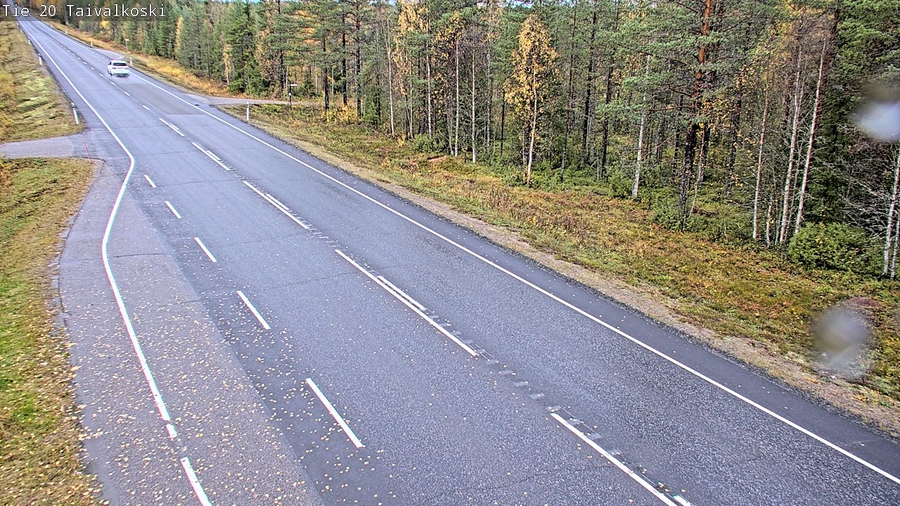 Weather Camera Image Road 20 Taivalkoski, Taivalkoski, Pohjois-Pohjanmaa
