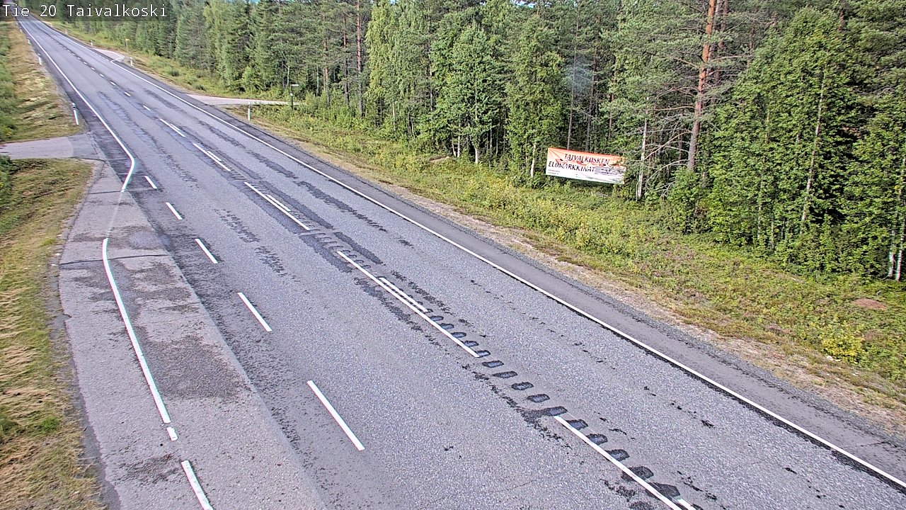 Kelikamerat Kuva Tie 20 Taivalkoski, Taivalkoski, Pohjois-Pohjanmaa