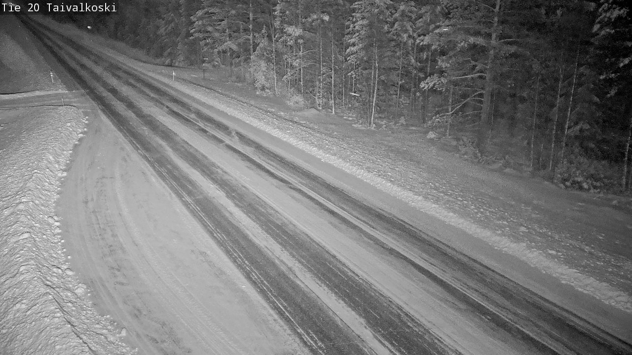 Weather Camera Image Road 20 Taivalkoski, Taivalkoski, Pohjois-Pohjanmaa
