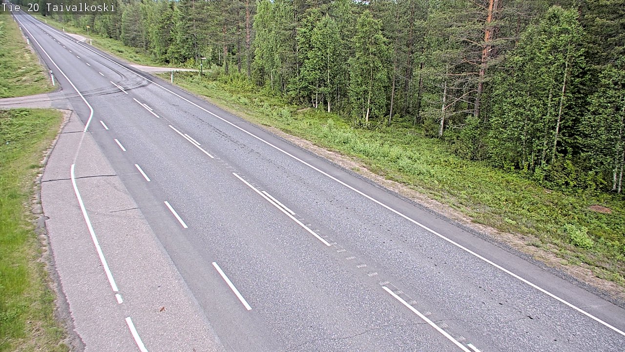 Kelikamerat Kuva Tie 20 Taivalkoski, Taivalkoski, Pohjois-Pohjanmaa