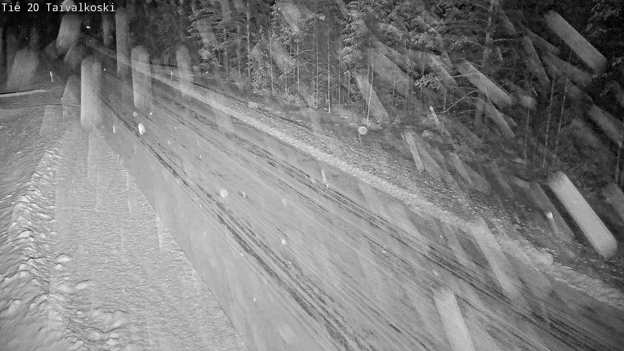 Weather Camera Image Road 20 Taivalkoski, Taivalkoski, Pohjois-Pohjanmaa
