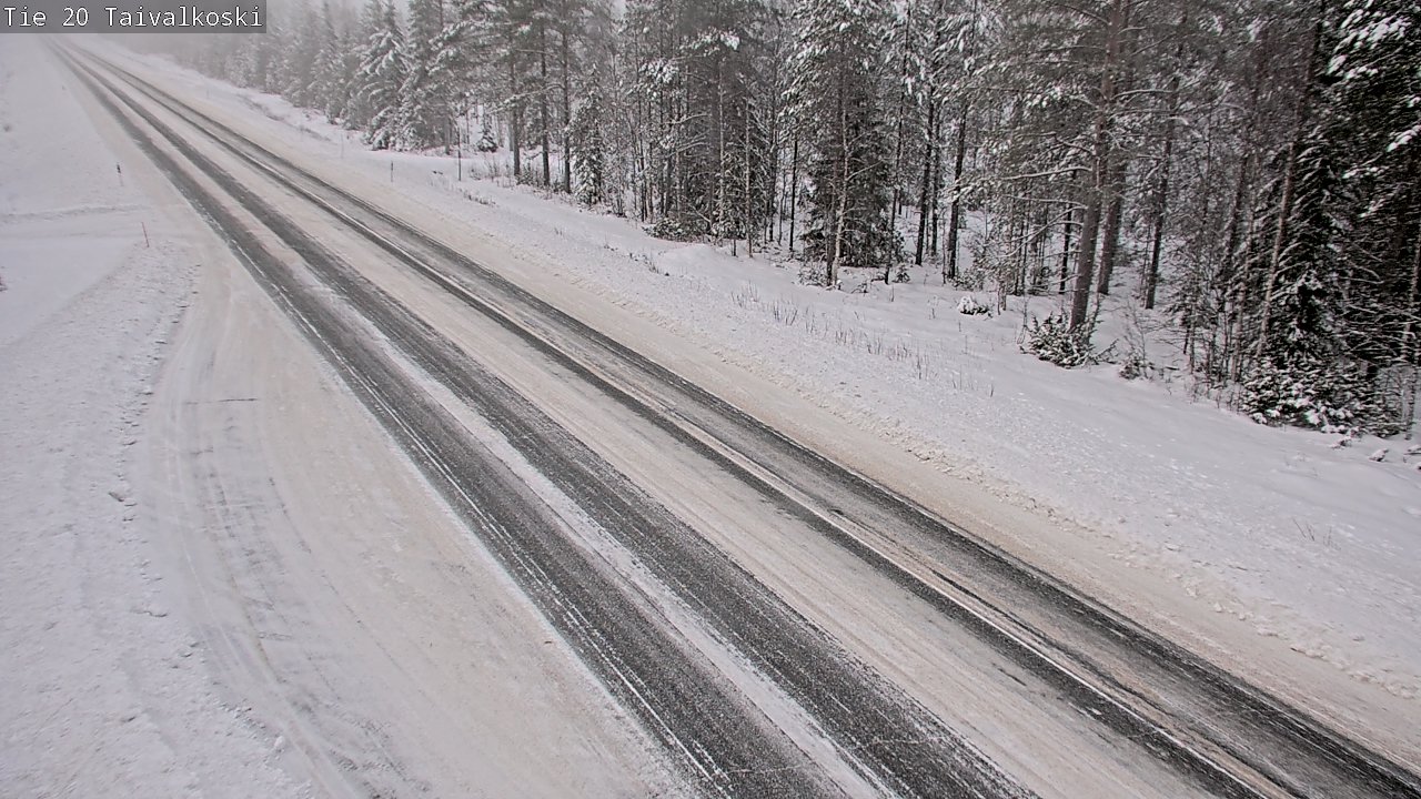 Weather Camera Image Road 20 Taivalkoski, Taivalkoski, Pohjois-Pohjanmaa