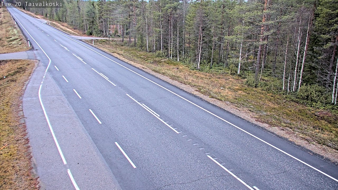 Kelikamerat Kuva Tie 20 Taivalkoski, Taivalkoski, Pohjois-Pohjanmaa