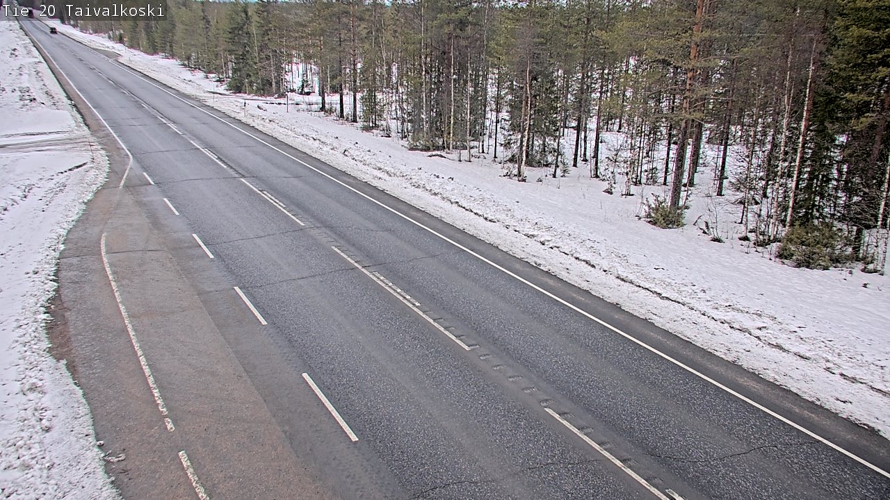 Kelikamerat Kuva Tie 20 Taivalkoski, Taivalkoski, Pohjois-Pohjanmaa