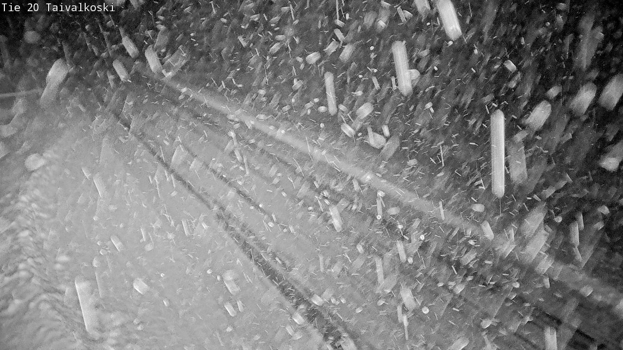 Weather Camera Image Road 20 Taivalkoski, Taivalkoski, Pohjois-Pohjanmaa