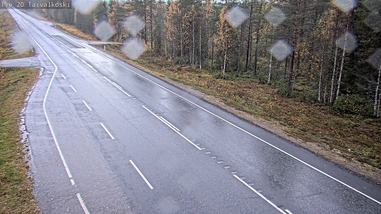 Weather Camera Image Road 20 Taivalkoski, Taivalkoski, Pohjois-Pohjanmaa
