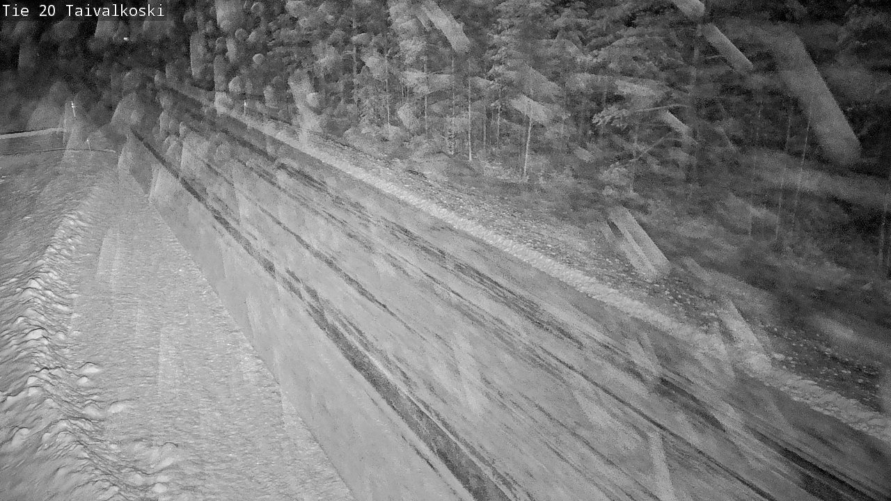 Weather Camera Image Road 20 Taivalkoski, Taivalkoski, Pohjois-Pohjanmaa