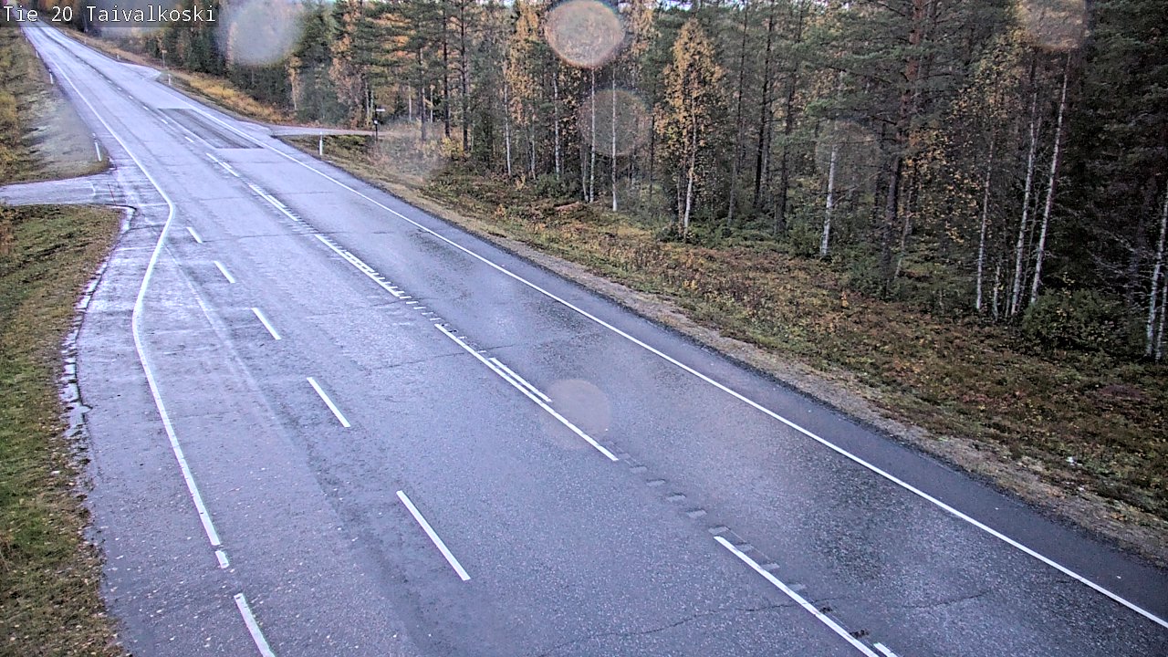 Weather Camera Image Road 20 Taivalkoski, Taivalkoski, Pohjois-Pohjanmaa