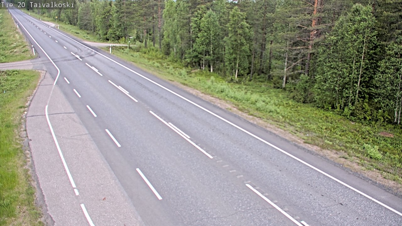 Kelikamerat Kuva Tie 20 Taivalkoski, Taivalkoski, Pohjois-Pohjanmaa