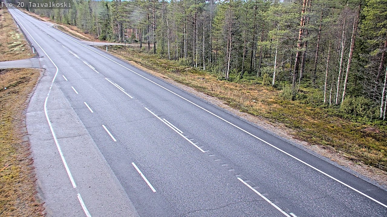 Kelikamerat Kuva Tie 20 Taivalkoski, Taivalkoski, Pohjois-Pohjanmaa