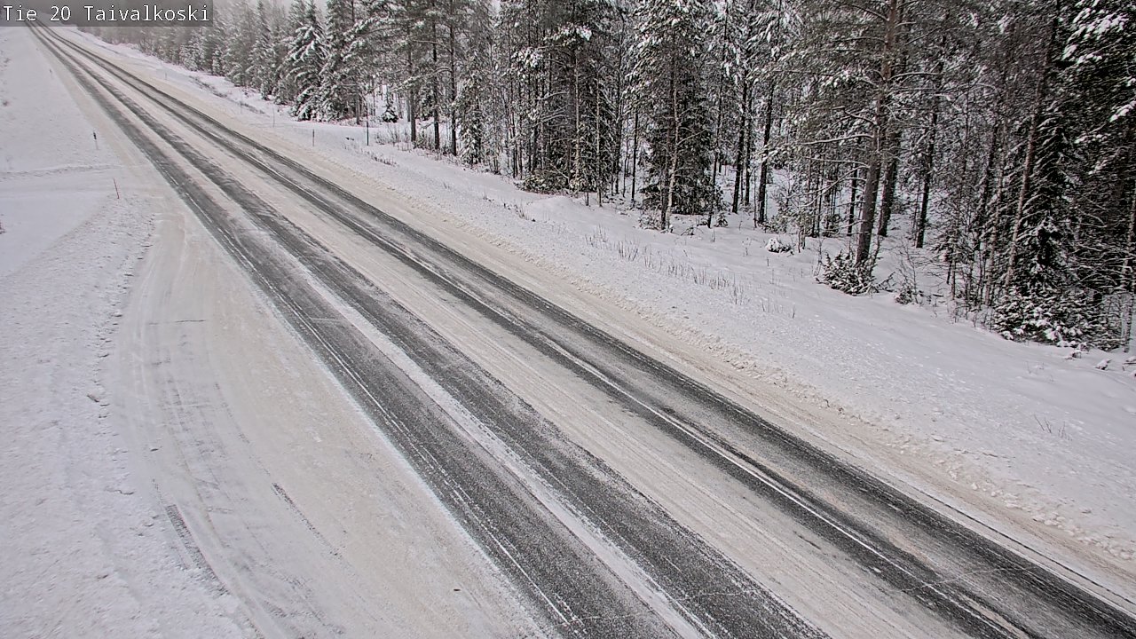 Weather Camera Image Road 20 Taivalkoski, Taivalkoski, Pohjois-Pohjanmaa