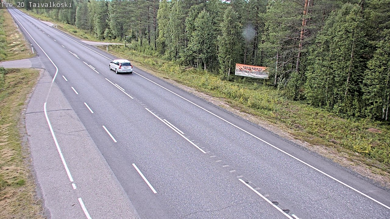 Kelikamerat Kuva Tie 20 Taivalkoski, Taivalkoski, Pohjois-Pohjanmaa