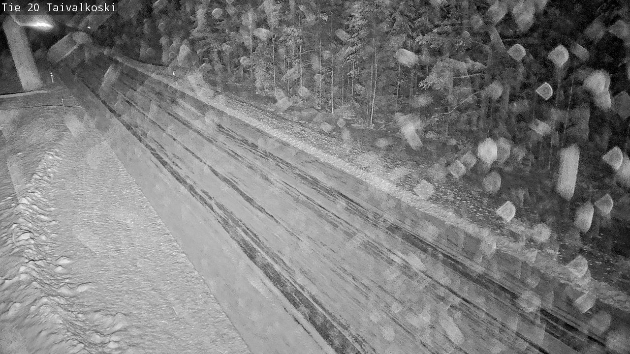 Weather Camera Image Road 20 Taivalkoski, Taivalkoski, Pohjois-Pohjanmaa