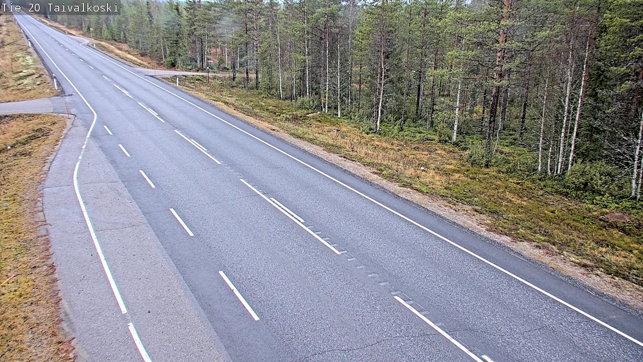 Kelikamerat Kuva Tie 20 Taivalkoski, Taivalkoski, Pohjois-Pohjanmaa