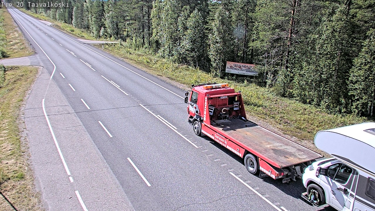 Kelikamerat Kuva Tie 20 Taivalkoski, Taivalkoski, Pohjois-Pohjanmaa