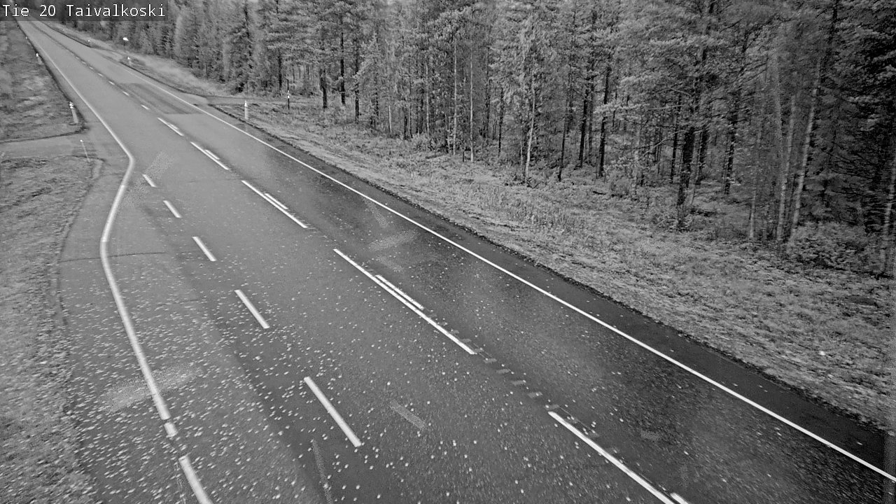 Weather Camera Image Road 20 Taivalkoski, Taivalkoski, Pohjois-Pohjanmaa