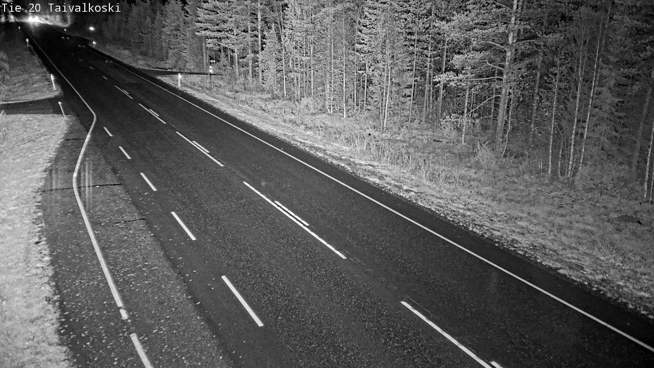 Weather Camera Image Road 20 Taivalkoski, Taivalkoski, Pohjois-Pohjanmaa