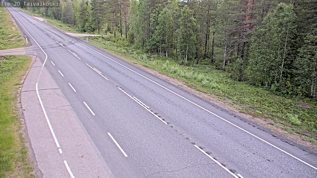 Kelikamerat Kuva Tie 20 Taivalkoski, Taivalkoski, Pohjois-Pohjanmaa