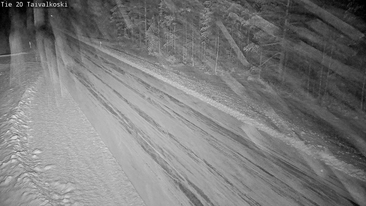 Weather Camera Image Road 20 Taivalkoski, Taivalkoski, Pohjois-Pohjanmaa