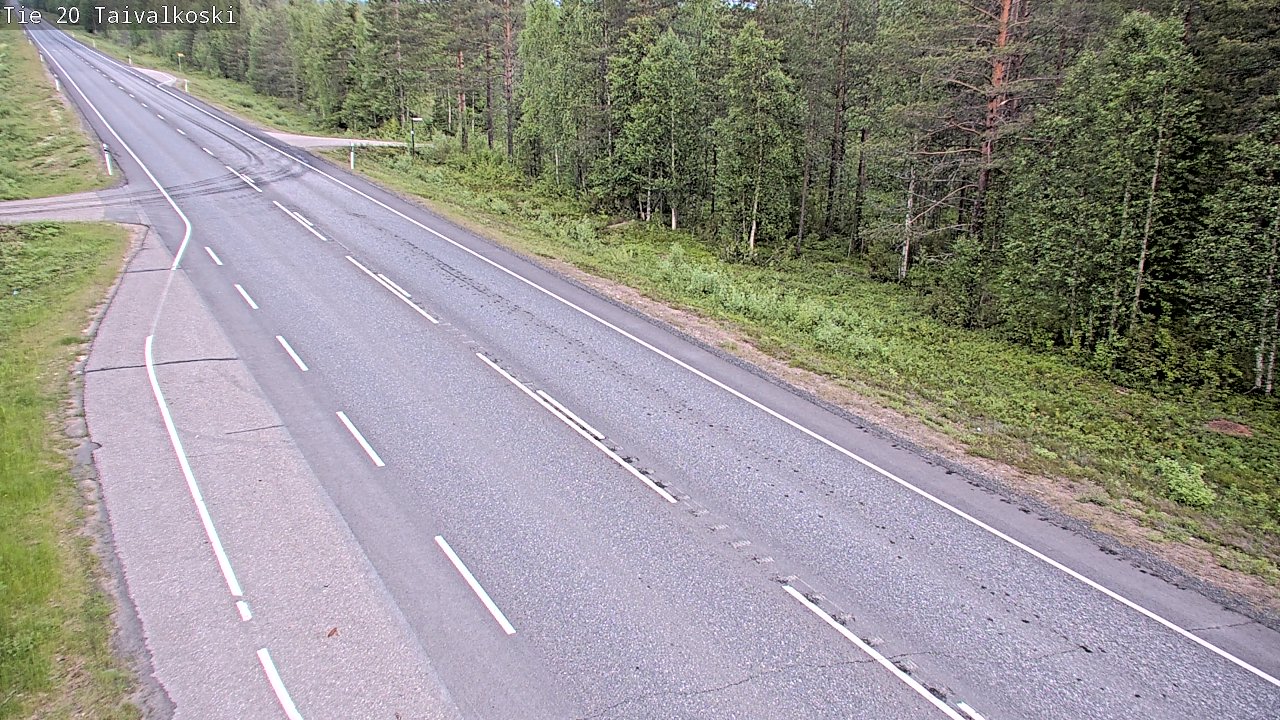 Kelikamerat Kuva Tie 20 Taivalkoski, Taivalkoski, Pohjois-Pohjanmaa