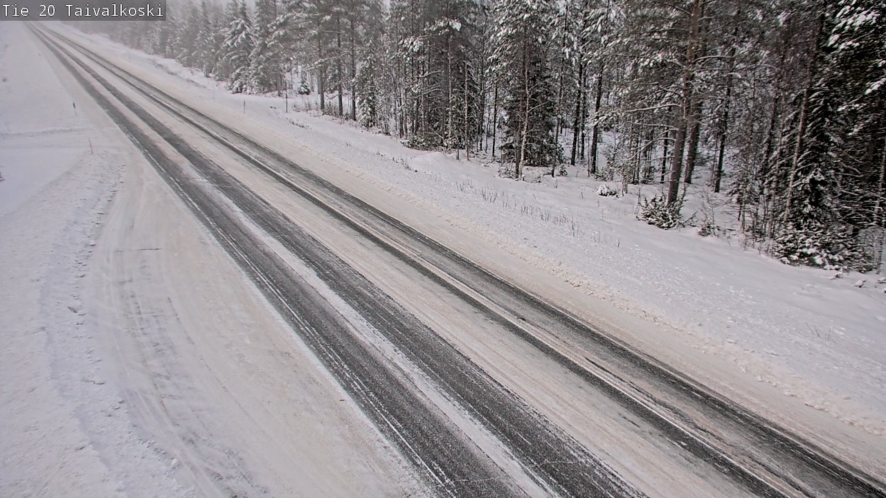 Weather Camera Image Road 20 Taivalkoski, Taivalkoski, Pohjois-Pohjanmaa