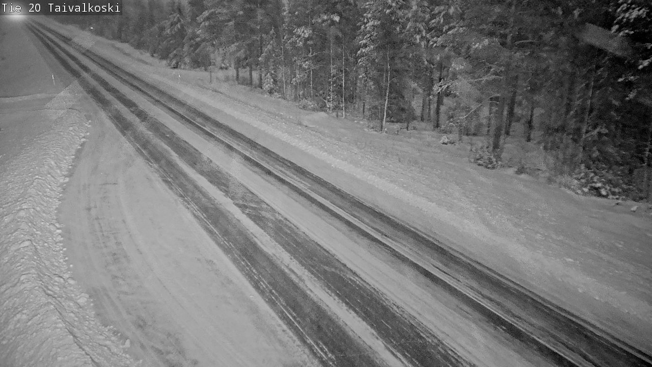 Weather Camera Image Road 20 Taivalkoski, Taivalkoski, Pohjois-Pohjanmaa