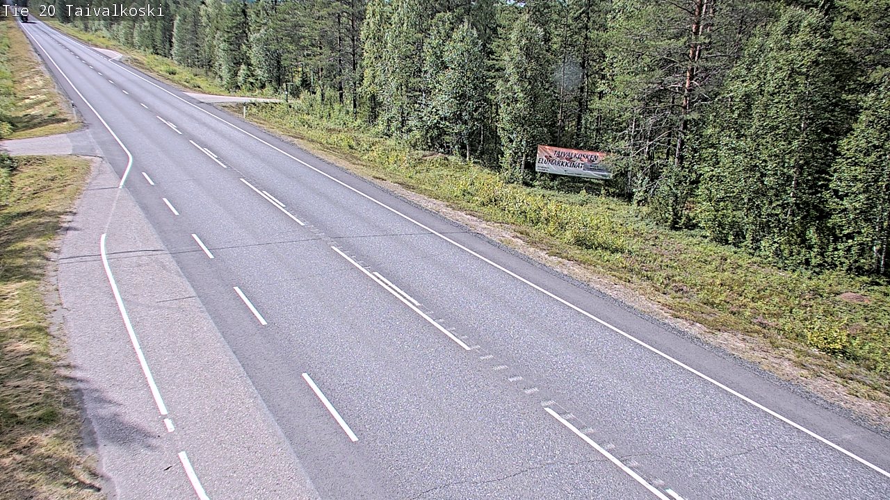 Kelikamerat Kuva Tie 20 Taivalkoski, Taivalkoski, Pohjois-Pohjanmaa