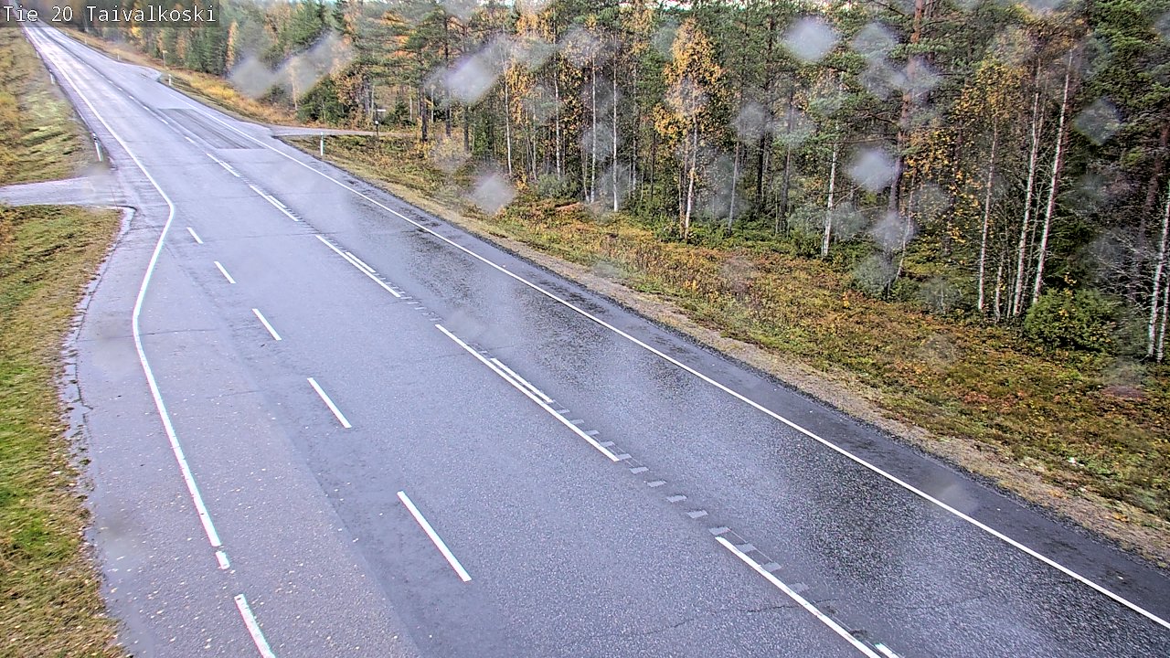 Weather Camera Image Road 20 Taivalkoski, Taivalkoski, Pohjois-Pohjanmaa