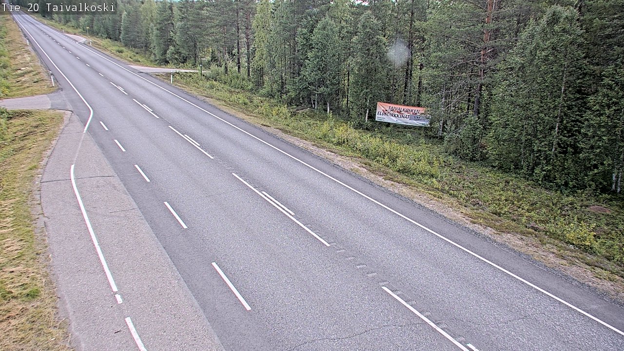 Kelikamerat Kuva Tie 20 Taivalkoski, Taivalkoski, Pohjois-Pohjanmaa