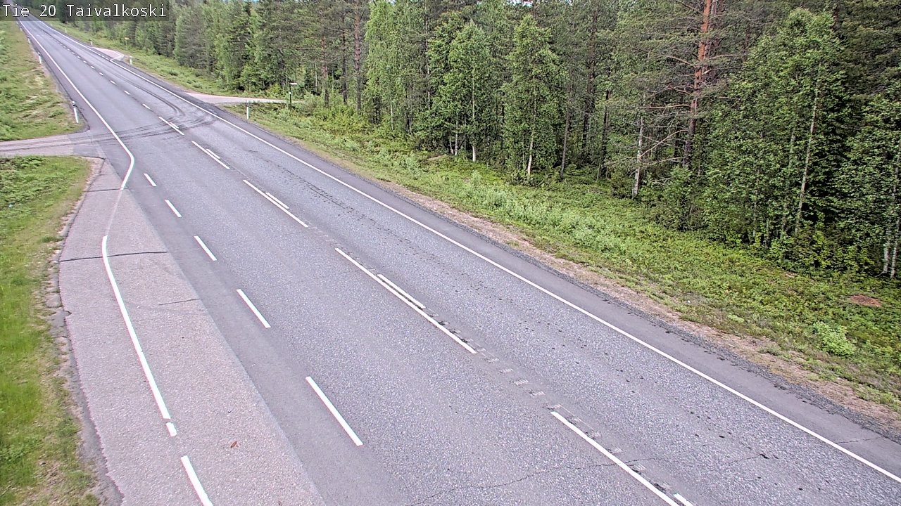 Kelikamerat Kuva Tie 20 Taivalkoski, Taivalkoski, Pohjois-Pohjanmaa