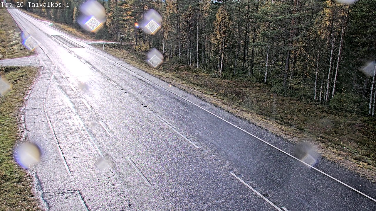 Weather Camera Image Road 20 Taivalkoski, Taivalkoski, Pohjois-Pohjanmaa