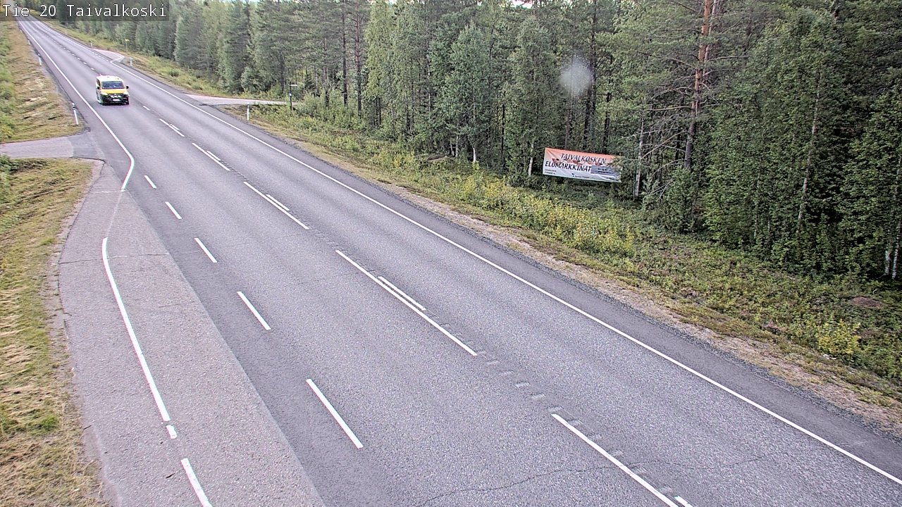 Kelikamerat Kuva Tie 20 Taivalkoski, Taivalkoski, Pohjois-Pohjanmaa