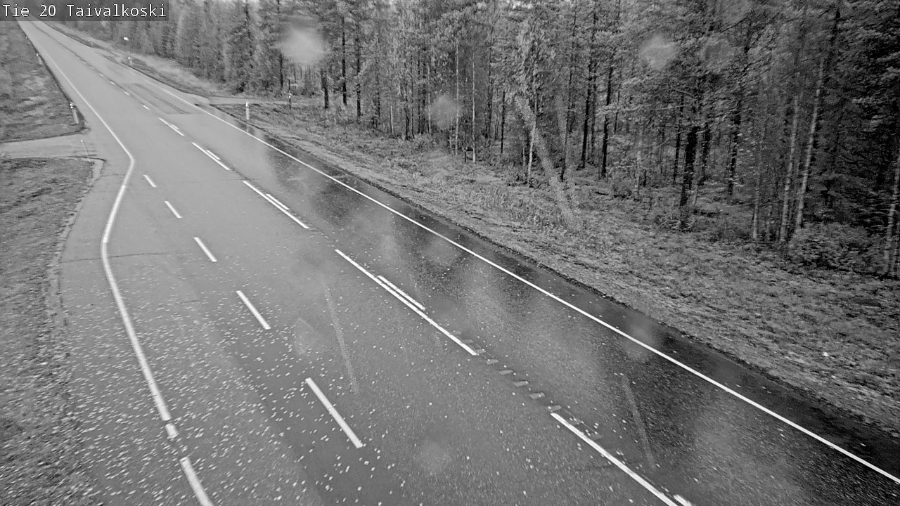 Weather Camera Image Road 20 Taivalkoski, Taivalkoski, Pohjois-Pohjanmaa