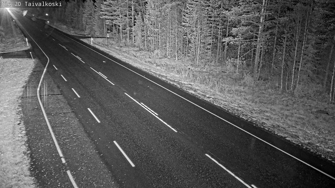 Weather Camera Image Road 20 Taivalkoski, Taivalkoski, Pohjois-Pohjanmaa