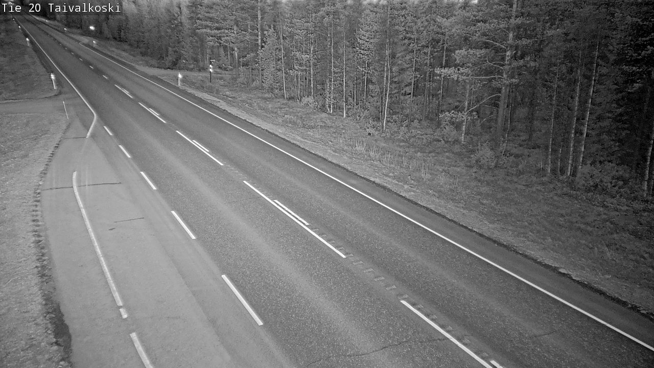 Weather Camera Image Road 20 Taivalkoski, Taivalkoski, Pohjois-Pohjanmaa