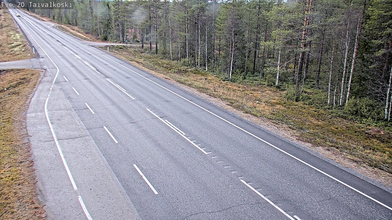 Kelikamerat Kuva Tie 20 Taivalkoski, Taivalkoski, Pohjois-Pohjanmaa