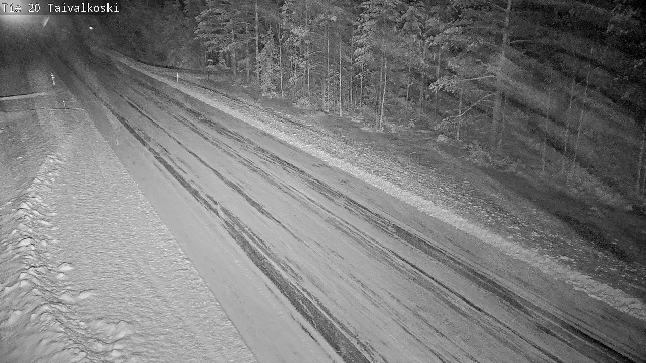 Weather Camera Image Road 20 Taivalkoski, Taivalkoski, Pohjois-Pohjanmaa