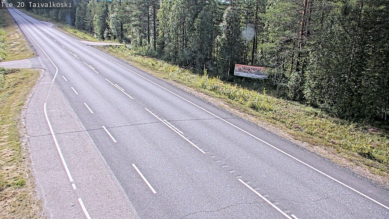 Kelikamerat Kuva Tie 20 Taivalkoski, Taivalkoski, Pohjois-Pohjanmaa