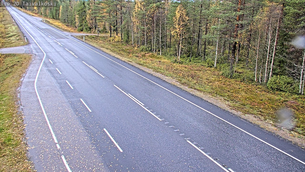 Weather Camera Image Road 20 Taivalkoski, Taivalkoski, Pohjois-Pohjanmaa