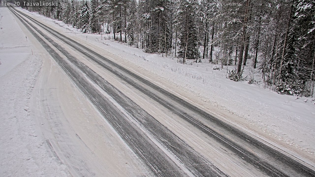 Weather Camera Image Väg 20 Taivalkoski, Taivalkoski, Pohjois-Pohjanmaa