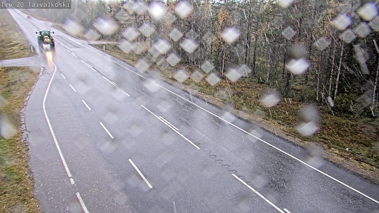 Weather Camera Image Road 20 Taivalkoski, Taivalkoski, Pohjois-Pohjanmaa