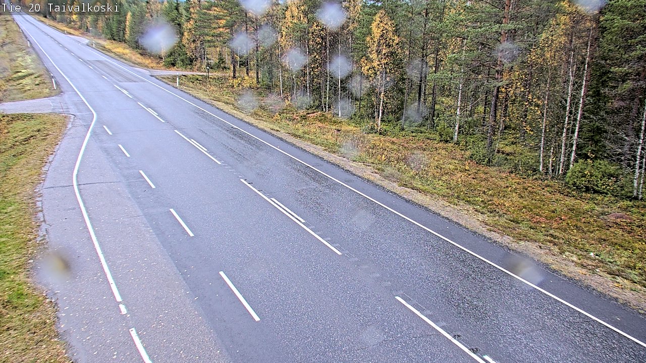 Weather Camera Image Road 20 Taivalkoski, Taivalkoski, Pohjois-Pohjanmaa